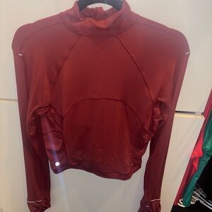 Lulu Women's Burgundy Long Sleeve Top